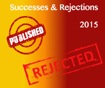 2015 Publishing Successes and Rejections