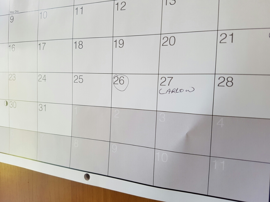 My mother-in-law’s calendar