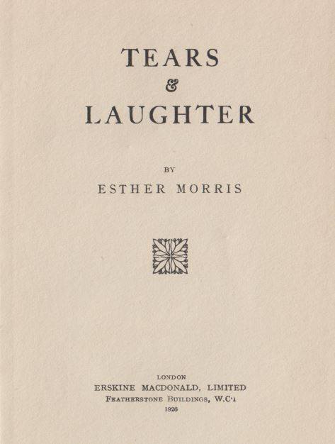 Tears and Laughter: Esther Morris